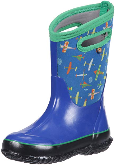 Bogs Kids Classic High Waterproof Insulated Rubber Rain and Winter Snow Boot for Boys, Girls and Toddlers, Multiple Color Options