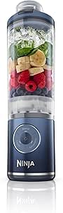 Ninja Blender, Blast Max, Cordless, Personal Blender for-Smoothies, Frozen Drinks, Ice Crush, 22 oz. Removable Vessel, Leakproof-Lid, BPA-Free, Dishwasher Safe, Auto-iQ Technology, Deep Navy, BC251NV