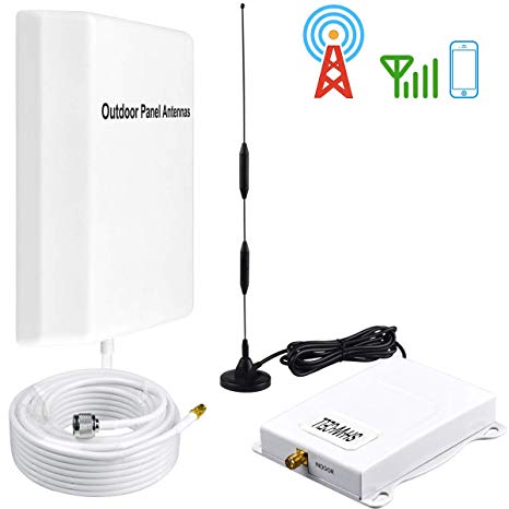 AT&T Cell Phone Signal Booster 4G LTE 700Mhz Band12/17 T-Mobile Cell Signal Booster ATT Signal Booster AT&T Cell Phone Signal Amplifier Repeater SHW-CELL with Suction Cup  Panel Antennas Kit Home Use