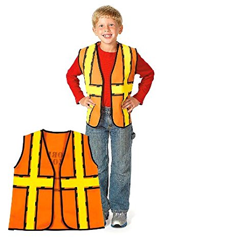 Fun Express - Construction Worker Vest, 17" x 20", Non-Woven