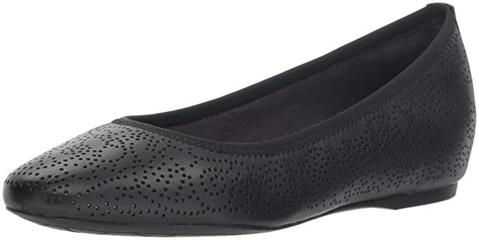 Rockport Women's Total Motion Hidden Wedge 20mm Perf Ballet Flat