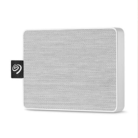 Seagate One Touch SSD 1TB External Solid State Drive Portable – White, USB 3.0 for PC Laptop and Mac, 1yr Mylio Create, 2 months Adobe CC Photography (STJE1000402)