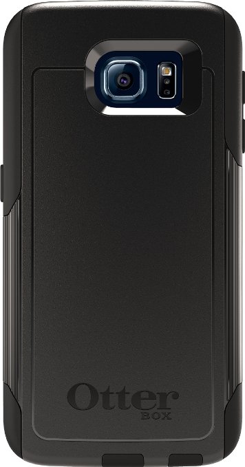 OtterBox COMMUTER SERIES for Samsung Galaxy S6 - Retail Packaging - Black