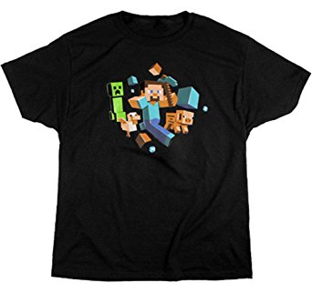 Minecraft - Run Away! Glow in the Dark Shirt