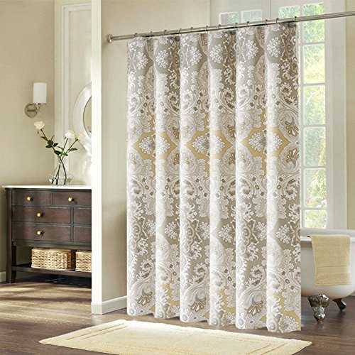 Welwo Shower Curtain, Stall X-Long_ Extra Long Shower Curtain Set Paisley Shower Curtain 48" x 78" Inches for Home Bathroom Decorative Shower Bath Curtains