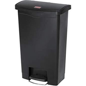 Rubbermaid Commercial Products Slim Jim Step-On Plastic Trash/Garbage Cans