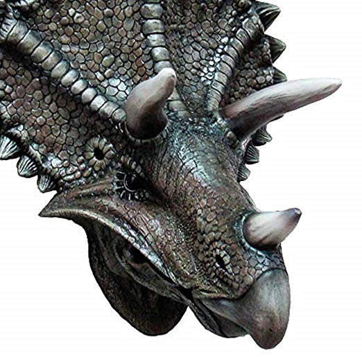 DWK-HD45521 Triceratops - Dinosaur Wall Art - Wall Decour - Mounted Head - Animal Decoration Mount