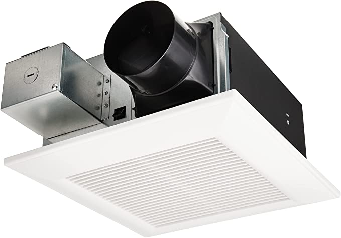 Panasonic FV-0511VFC1 WhisperFit DC Retrofit Ventilation Fan with Condensation Sensor, 50, 80 or 110 CFM, Quiet Energy Star Certified Energy-Saving Ceiling Mount Fan, Residential Remodel, UL Listed for Tub or Shower Enclosure when GFCI Protected