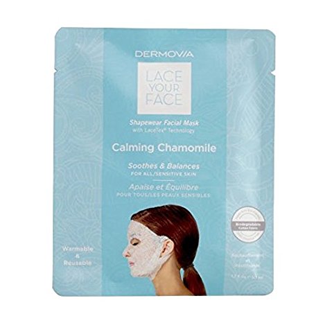 LACE YOUR FACE Compression Facial Mask - Calming Chamomile - Single