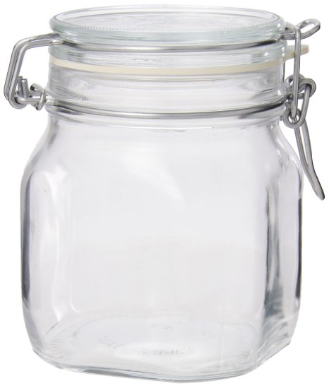 Bormioli Rocco Fido Clear Jar, 25-1/4-Ounce
