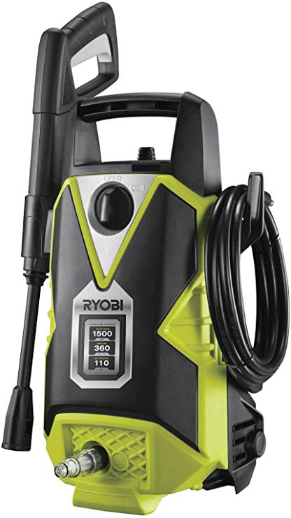 Ryobi RPW110B Pressure Washer, 1500 W, Hyper Green