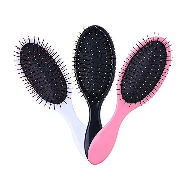 Splash Wet/Dry Hair Detangling Hairbrush (3-Pack)