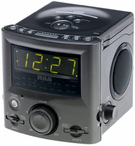 RCA RP3751 CD Clock Radio with Green Display (Discontinued by Manufacturer)