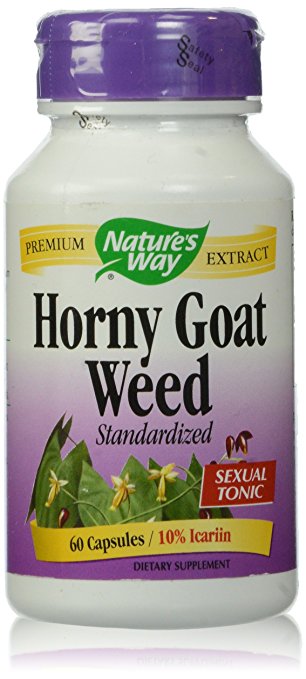 Nature's Way Horny Goat Weed Capsules, 60 Count