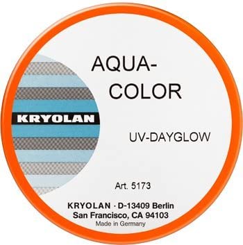 Kryolan 5173 AQUACOLOR UV-DAYGLOW 55 ML (Orange)