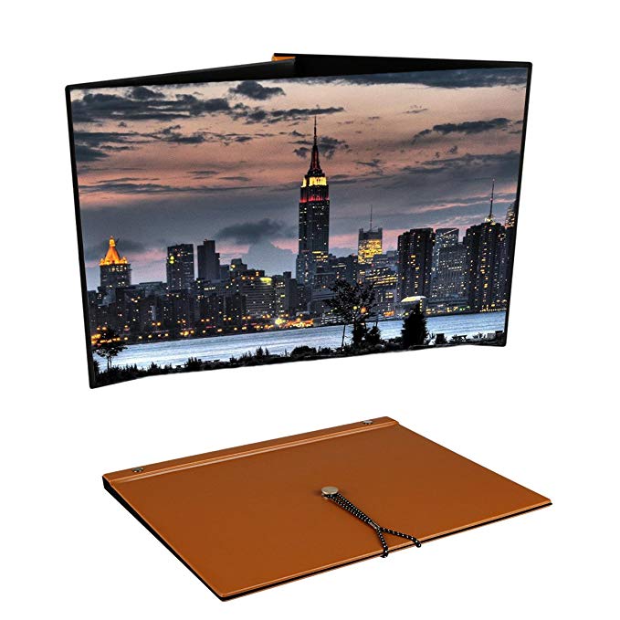 Commercial Session Projector Screen Icopter 20 Inches 4:3 Portable Mini Foldable Business for Pico DLP Projector Movie Theater Camping Indoor Outdoor Meeting Office Conference