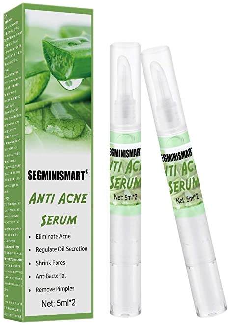 Acne treatments Serum,Acne Spot Treatment,Anti Acne Serum Acne Face Serum for Clearing Severe Acne, Breakout, Remover Pimple and Repair Skin