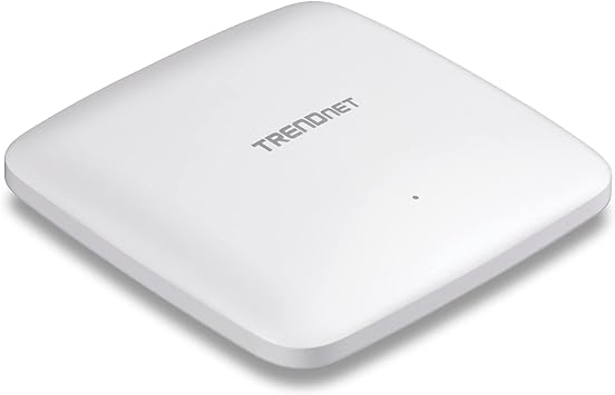 TRENDnet AX1800 Dual Band WiFi 6 PoE  Access Point, 1201Mbps WiFi AX   576Mbps WiFi N, MU-MIMO, OFDMA,1024 QAM, WDS, Client Bridge, WDS Bridge, AP, WDS Station, White, TEW-921DAP