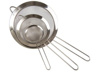 Kitchen Winners Set of 3 Fine Mesh Stainless Steel Strainers