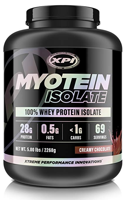 XPI Myotein Isolate (Milk Chocolate) 5 Lbs - Whey Protein Isolate - Best Whey Protein Isolate Protein Powder
