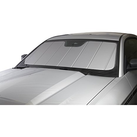 Covercraft UVS100 - Series Heat Shield Custom Windshield Sunshade for Chrysler and Dodge (Laminate Material, Silver) (UV10910SV)