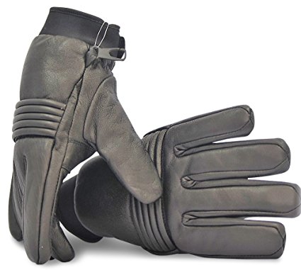 Black Leather Fur Lined Gloves by Blok-IT – Keep Your Hands Warm with These Stylish and Comfortable Winter Gloves