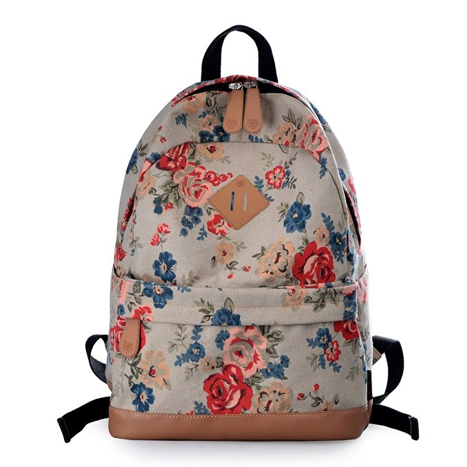 DGY School Backpacks Canvas Backpacks Cute Printed Backpack for Teen Girls 133