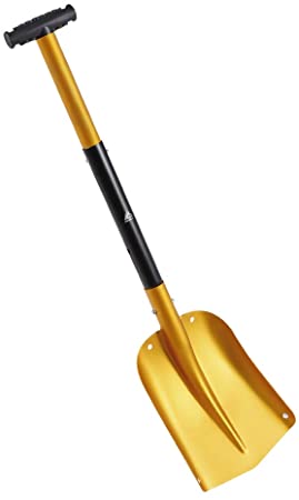 Hewolf Metal Folding Portable Shovel - Only 1.34lbs Strong Camping Shovel for Driveway Car Snow Removal