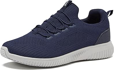 Avia Air Slip On Shoes for Men - Casual Comfortable Athletic Tennis Walking Sneakers for Men with Memory Foam - Sizes 7 to 16, Medium and Extra Wide Width - Black, Grey, Navy Blue & White Mens Shoes