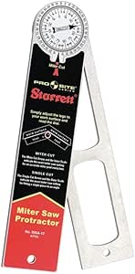 Starrett 505A-12 ProSite 12" Aluminum Miter Saw Protractor (67752)