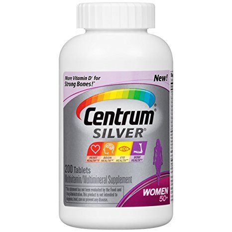 Centrum Silver Women Multivitamin/Multimineral Supplement (200-Count Tablets)