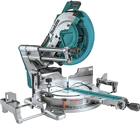 Makita XSL08Z 18V x2 LXT Lithium-Ion (36V) Brushless Cordless 12" Dual-Bevel Sliding Compound Miter Saw, AWS Capable & Laser, Tool Only