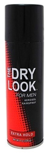 Dry Look Hairspray for Men Extra Hold, 8 oz., Pack of 3