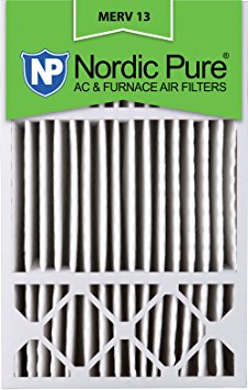 Nordic Pure 16x25x5HM13-1 16x25x5, MERV 13, Honeywell Replacement Air Filter, Box of 1, 5-Inch