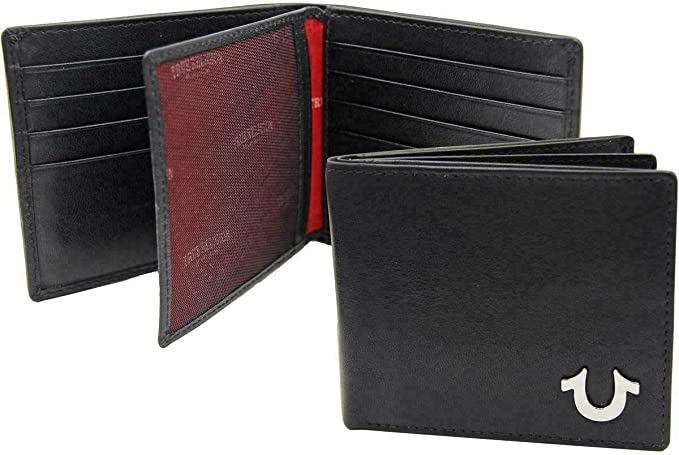 True Religion Bi Fold Leather Wallet
