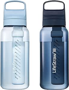 LifeStraw Go Series – BPA-Free Water Filter Bottle for Travel and Everyday Use