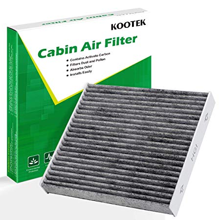 Kootek Cabin Air Filter for CF10285 Toyota/Lexus/Scion/Subaru, Active Carbon Against Bacteria Dust Viruses Pollen Gases Odors AT285