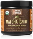 Natural Force Matcha Ignite USDA Organic Pre Workout - 1 BEST TASTING ORGANIC ENERGY DRINK POWDER - Paleo Vegan Non GMO Gluten Free Natural Pre Workout ChocoMatcha 598 oz