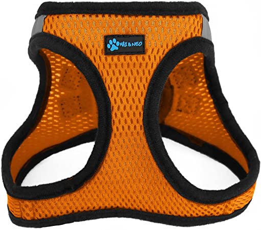 Max and Neo Nanu Small Dog Reflective Dog Harness - We Donate a Harness to a Dog Rescue for Every Harness Sold