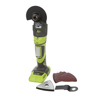 Ryobi JobPLUS ONE  18V Multi Tool P246 Console & P570 Head Attachment and Accessories Shown