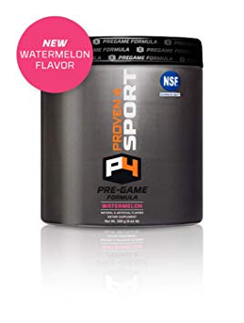 Proven4 Pre Workout Powder with creatine, beta Alanine, niacin - Preworkout Drink to Boost Energy & Endurance. Watermelon 30 Servings NSF Certified for Sport Workout Supplement