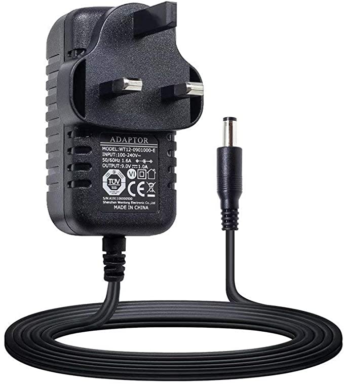 SONICAKE Guitar Bass Accessories 9V DC 1000mA 1A Pedal Power Supply Adapter