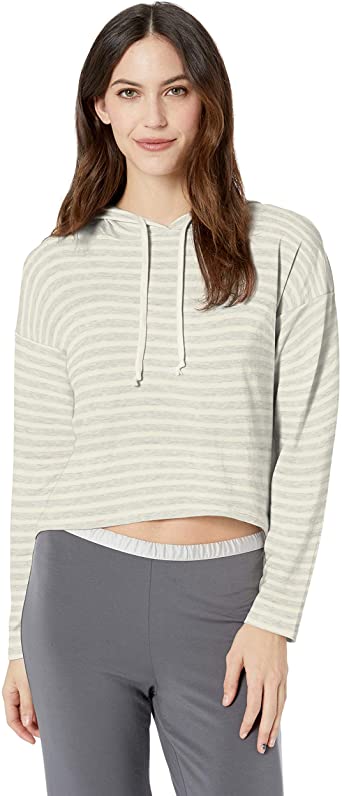 Amazon Brand - Mae Women's Loungewear Cropped Hoodie