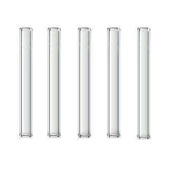 4 inch Long 5 Piece Pyrex Glass Tubes 12 mm OD 1.5 mm Thick Wall Tubing Borosilicate Blowing Tubes