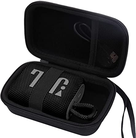 co2crea Hard Carrying Case for JBL GO3 Go 3 Waterproof Ultra Portable Bluetooth Speaker (Black Case)