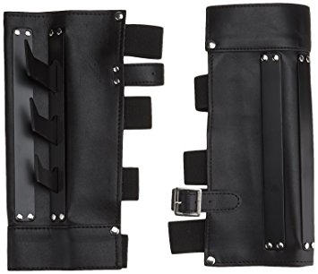 BladesUSA YC-709 Martial Arts Arm Cuff with Metal Spikes, Black, 9-1/2-Inch Length