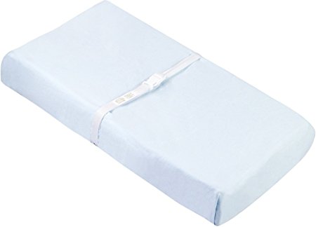 Kushies Baby Change Pad Fitted Sheet, Blue Solid