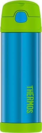 Thermos F4046TLL6 Funtainer Stainless Kids Water Bottle, 16 Ounce, Teal