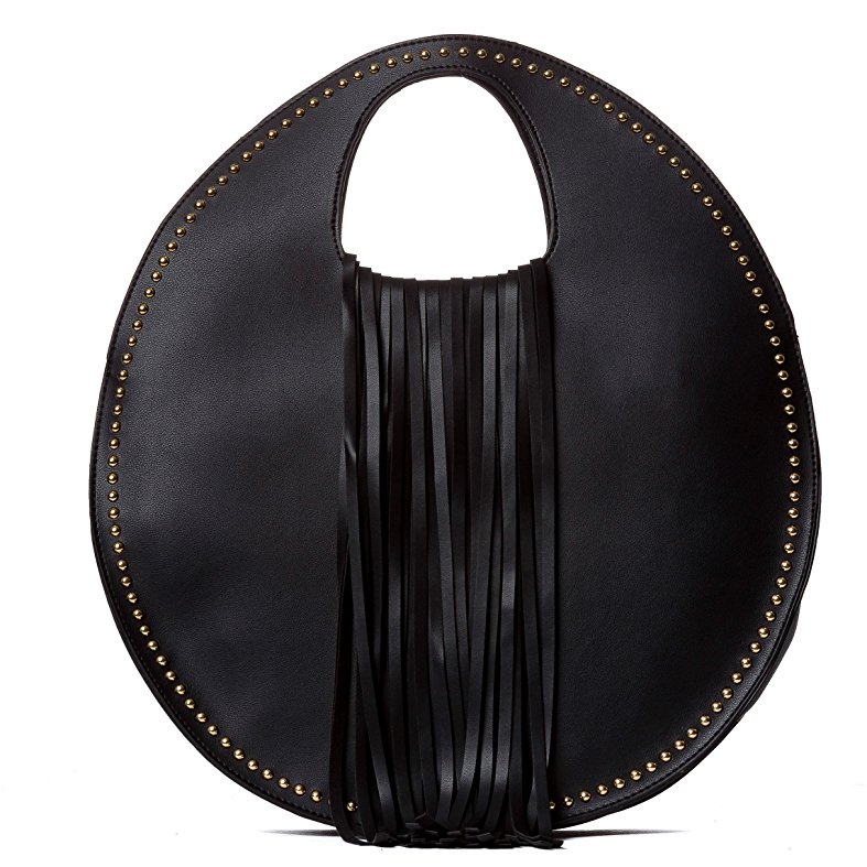 Handbag Republic Women Handbag PU Leather Italy Fashion Top Handle Specialty Unique Bag Fringe Design