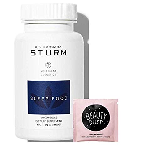 Dr. Barbara Sturm Sleep Food 60 Capsules Dietary Supplement! Contains with Vitamins B3, B1 and B6! Key Anti-Stress Vitamins and Hop Extract Helps to Protect Against Environmental Toxins! (Sleep Food)